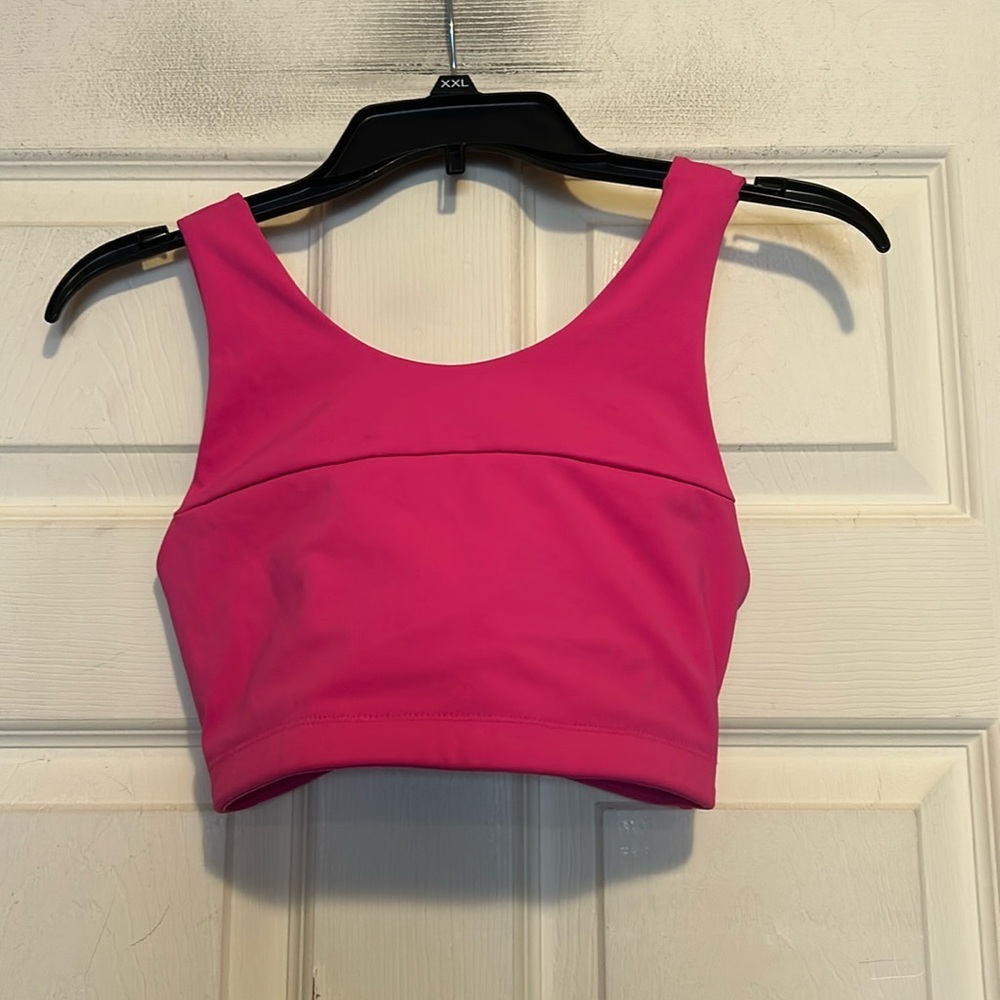 Mono B Pink Sports Bra Size Medium